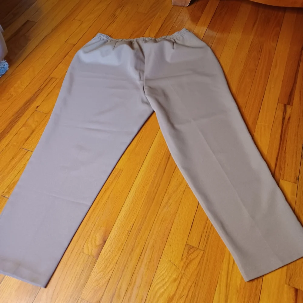 SOLOS WOMEN's beige Tan Slacks 20W - Picture 9 of 10